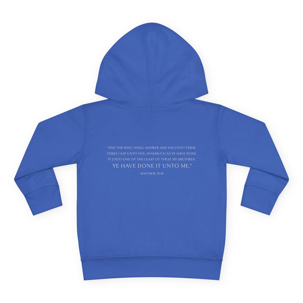 Unto Him | Bold Toddler Hoodie