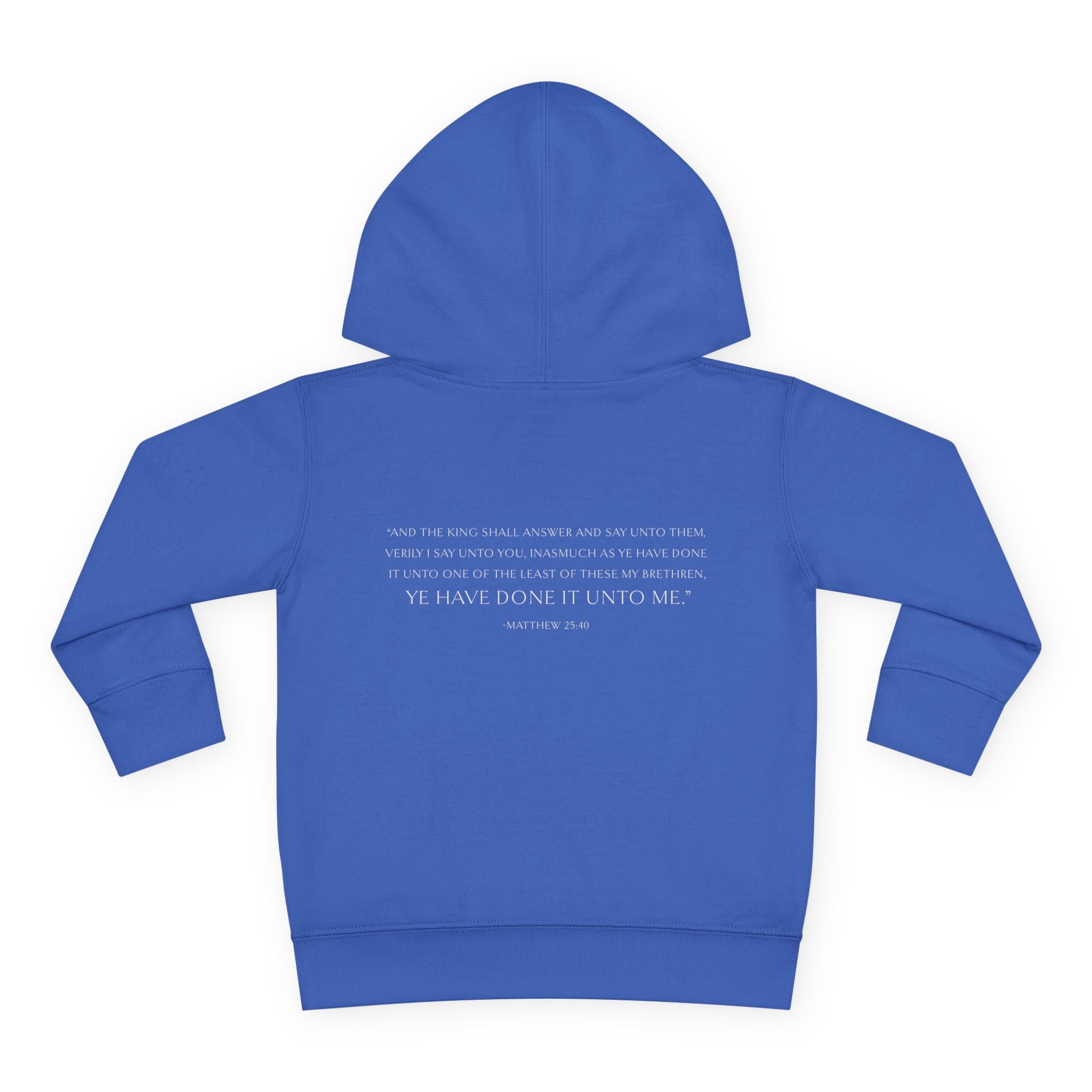 Unto Him | Bold Toddler Hoodie