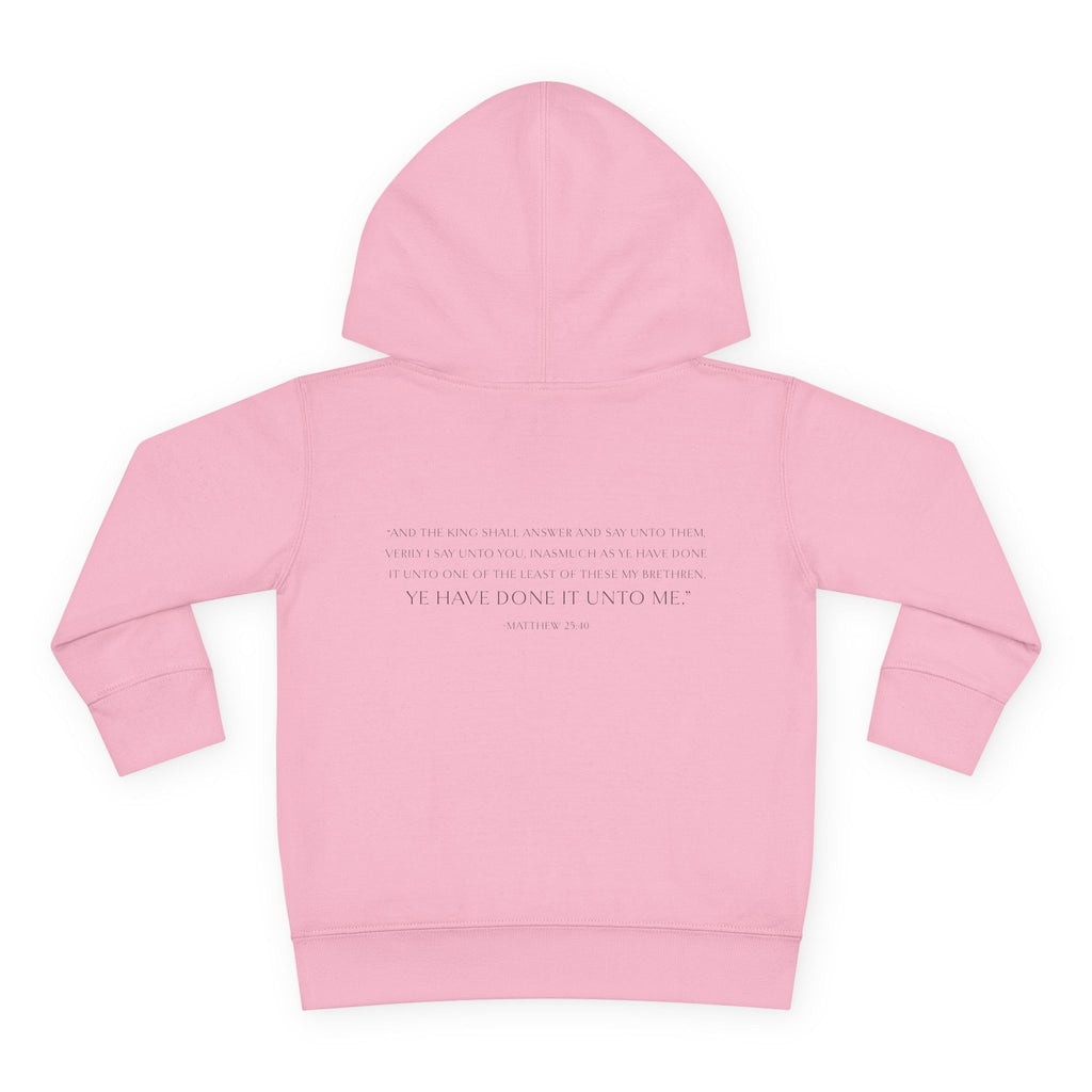 Unto Him | Bold Toddler Hoodie