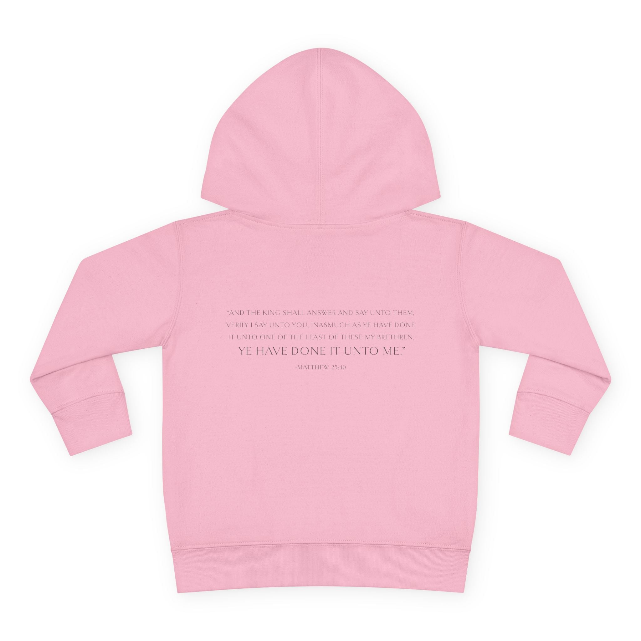 Unto Him | Bold Toddler Hoodie