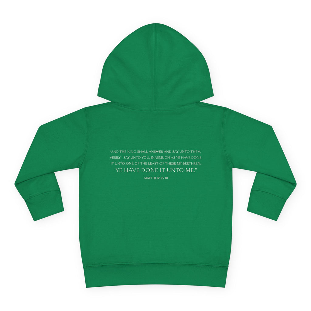 Unto Him | Bold Toddler Hoodie