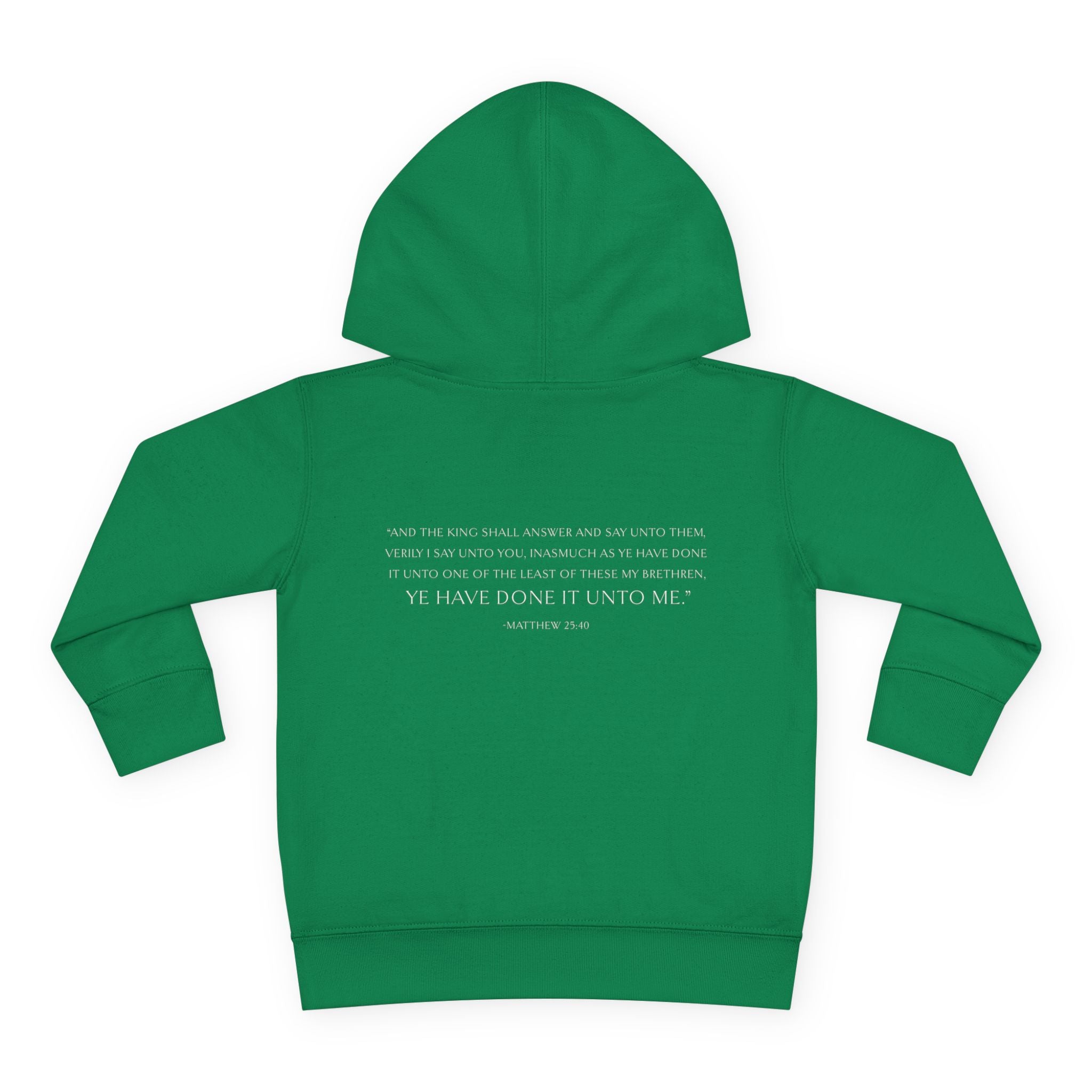 Unto Him | Bold Toddler Hoodie