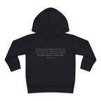 Unto Him | Bold Toddler Hoodie